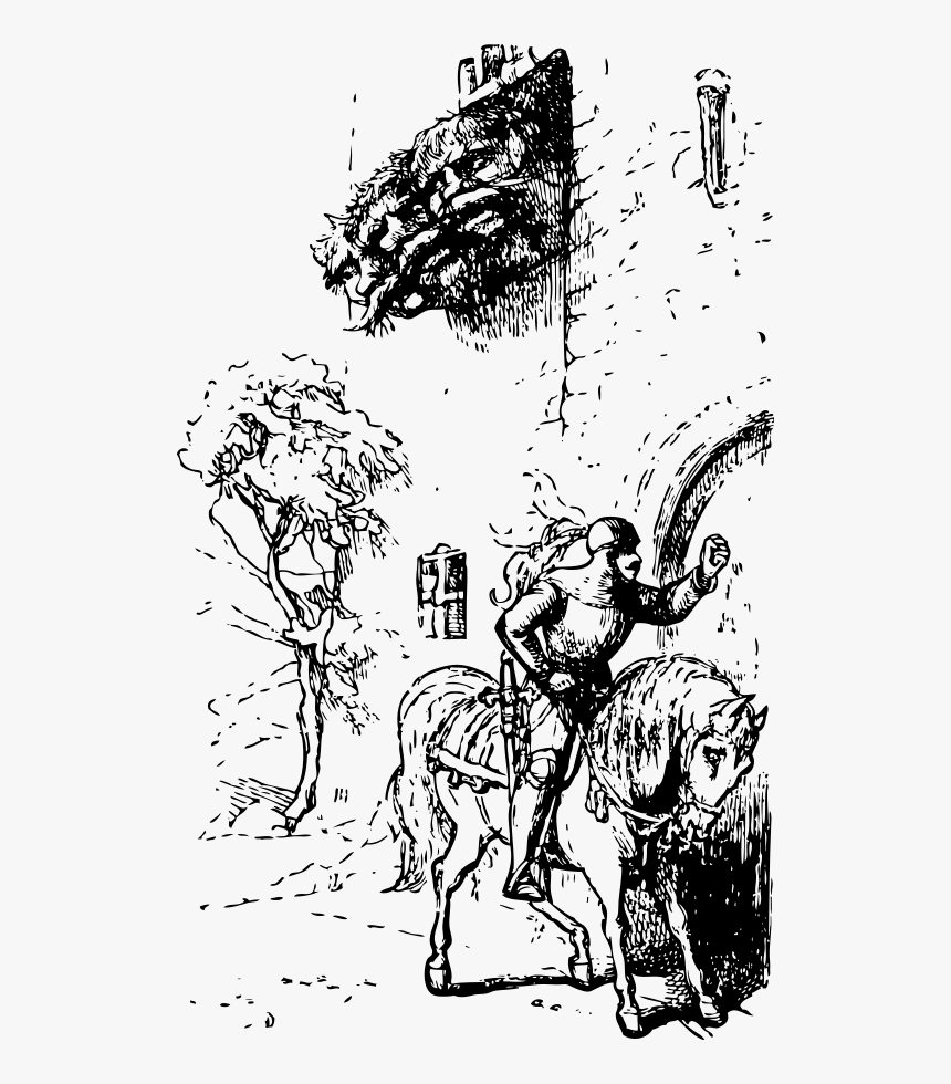 Jack Knocking On Door Clipart - Knight Knocking On Door, HD Png Download