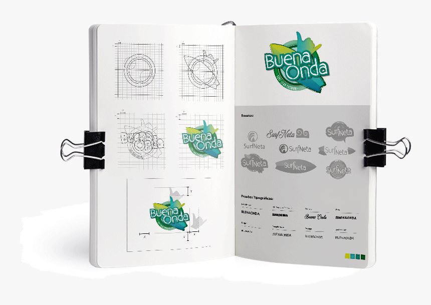 Logotype Sketches For Buena Onda - Illustration, HD Png Download