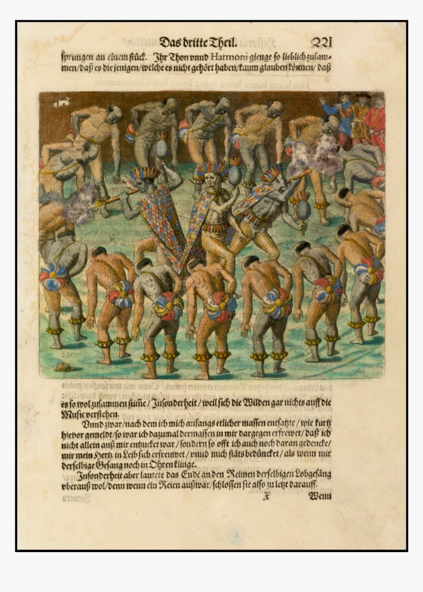 Tupinamba Indians Observed By Hans Staden During His - Bry Theodor De Philippines, HD Png Download