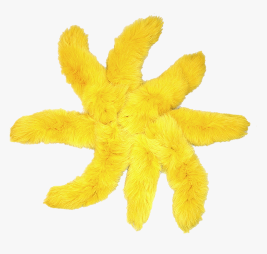 Small Animals Dyed Yellow Fox Tail Taxidermy - Stuffed Toy, HD Png Download