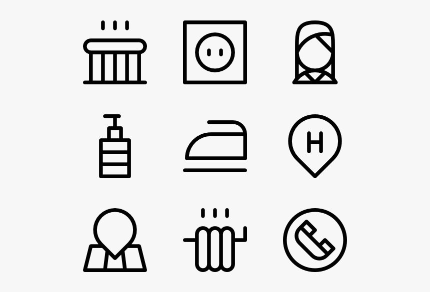 Hotel Service - Suitcase Icon Transparent Background, HD Png Download