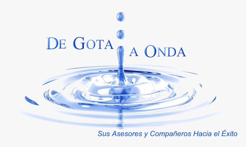 De Gota A Onda Logo - Transparent Background Water Drip Png, Png Download