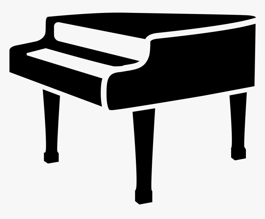 Piano Black And White Logo, HD Png Download