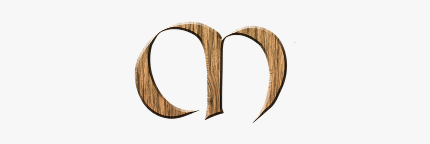 Wooden M, M, Letter, Letter M, Wooden, Text, Font, - Roman Uncial, HD Png Download