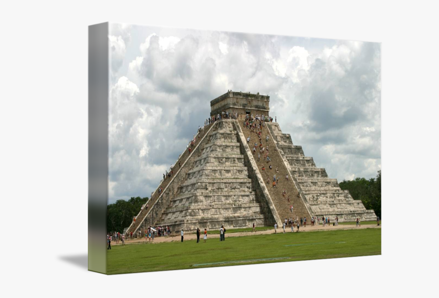Clip Art Mayan Pyramid Art - Chichen Itza, HD Png Download