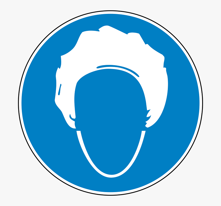 Cover, Hair, Clean, Blue, Sign, Symbol, Icon - Use Hair Net Clipart, HD Png Download