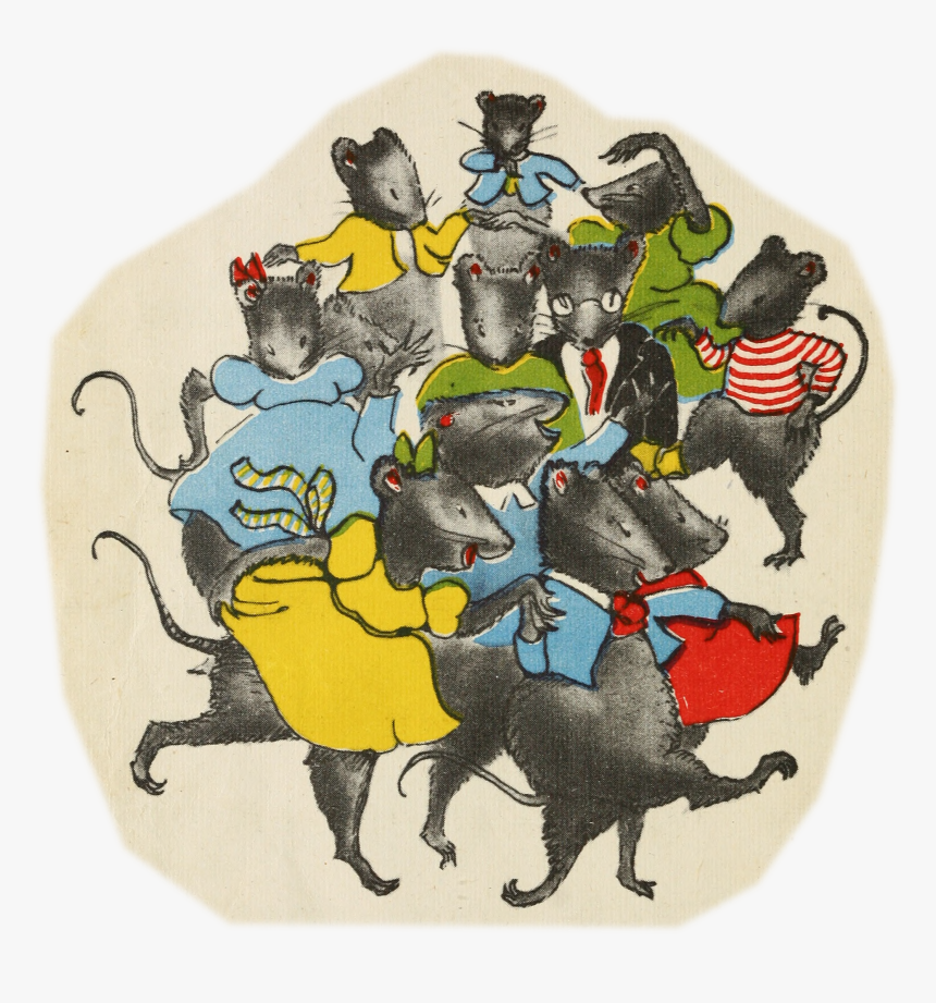 Little Gray Mouse - Illustration, HD Png Download