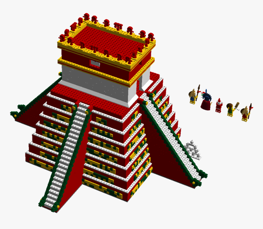 Aztec Pyramid Kukulkan - Lego, HD Png Download