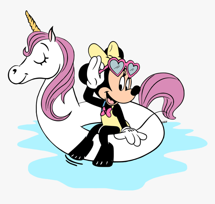 Minnie Mouse And Unicorn, HD Png Download