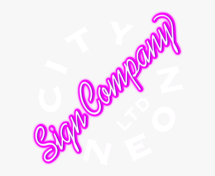 City Neon Sign Company - Calligraphy, HD Png Download