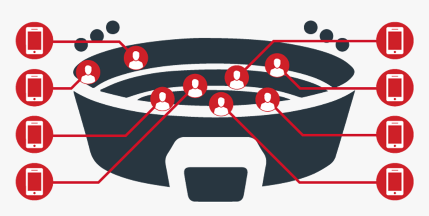 New Connected Stadiums For Audience Participation Apps - Connected Stadiums, HD Png Download