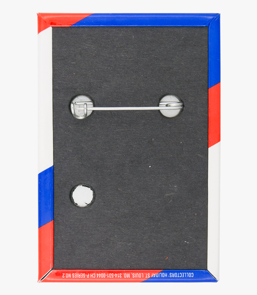 Reagan Red And Blue Stripes Button Back Political Button - Paper, HD Png Download