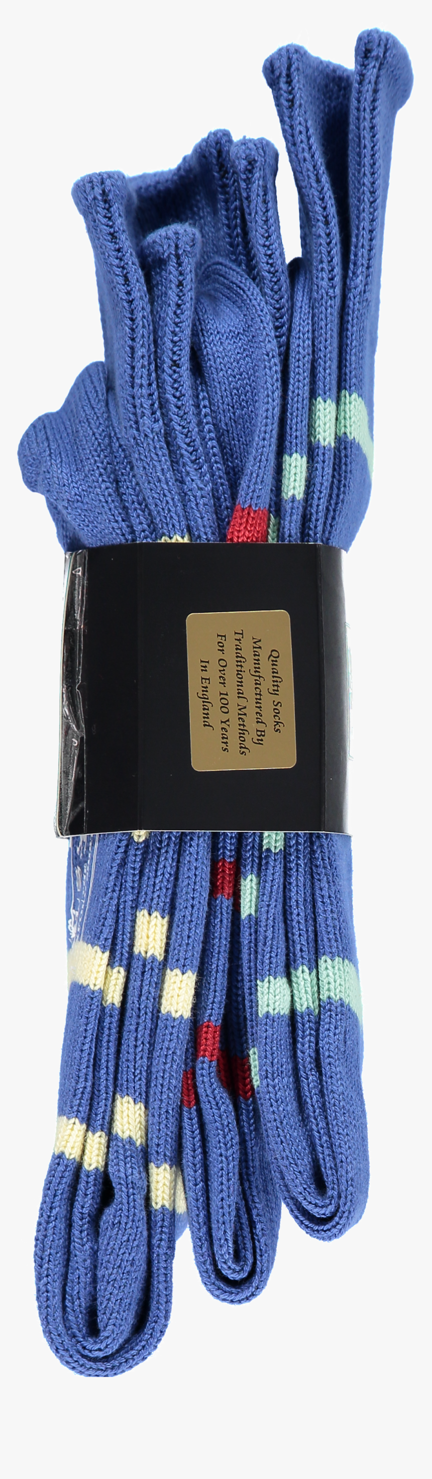 3 Pack Of Socks In Royal Blue Stripes 
 Title 3 Pack - Label, HD Png Download