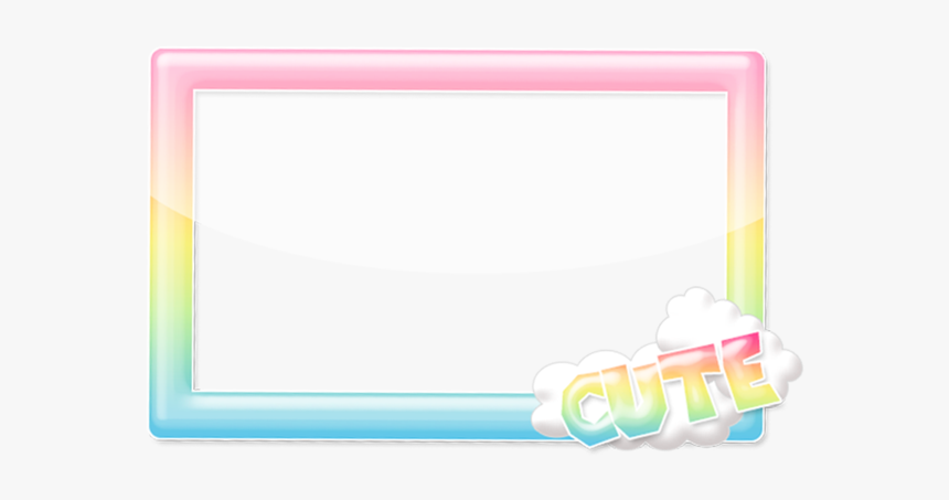 Picture Frames Rectangle - Kawaii Frames, HD Png Download
