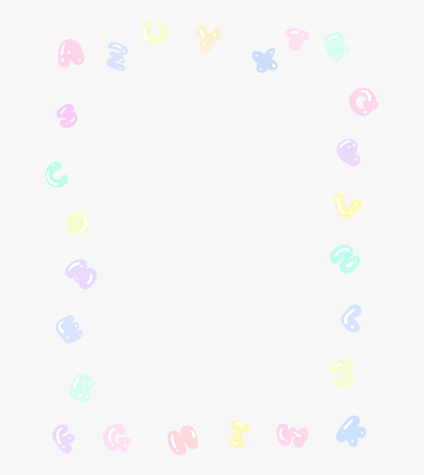 #border #cute #kawaii #agere #ageregression #alphabet - Paper, HD Png Download