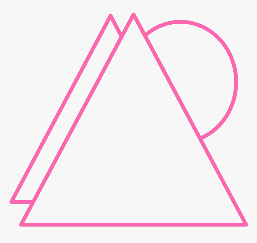 Transparent Kawaii Border Png - Triangle Frame Png, Png Download