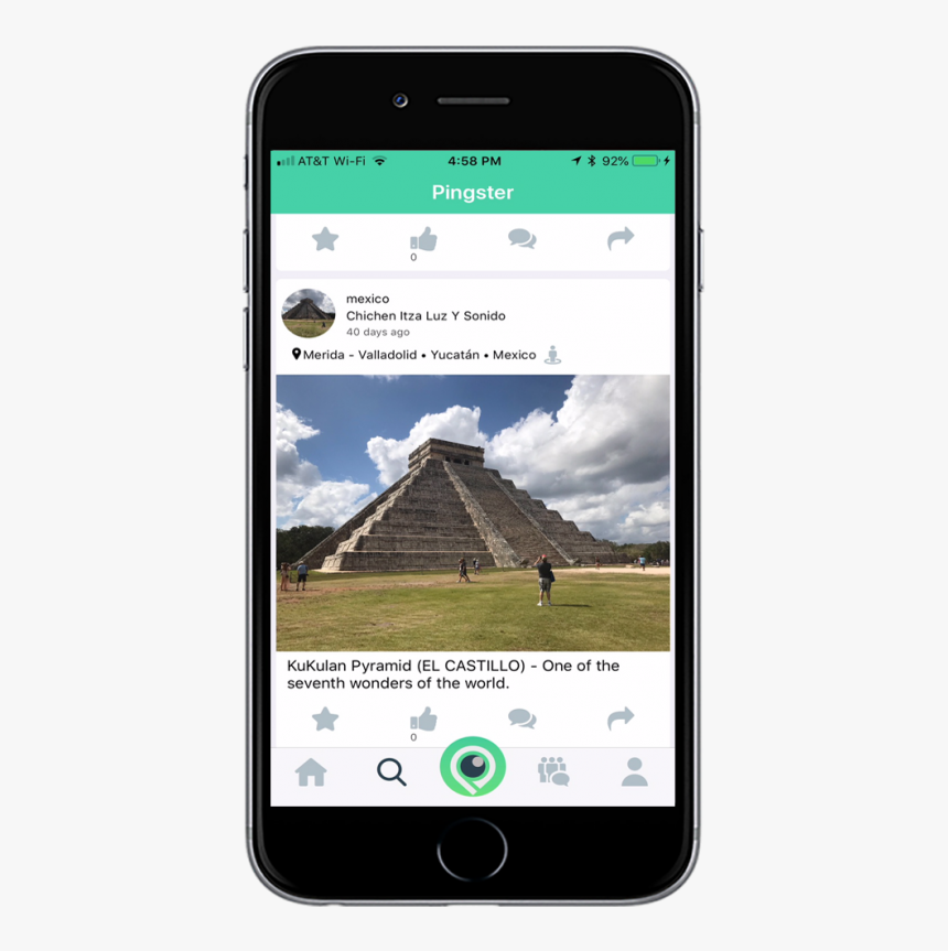 Screen Shot Pingster App - Smartphone, HD Png Download