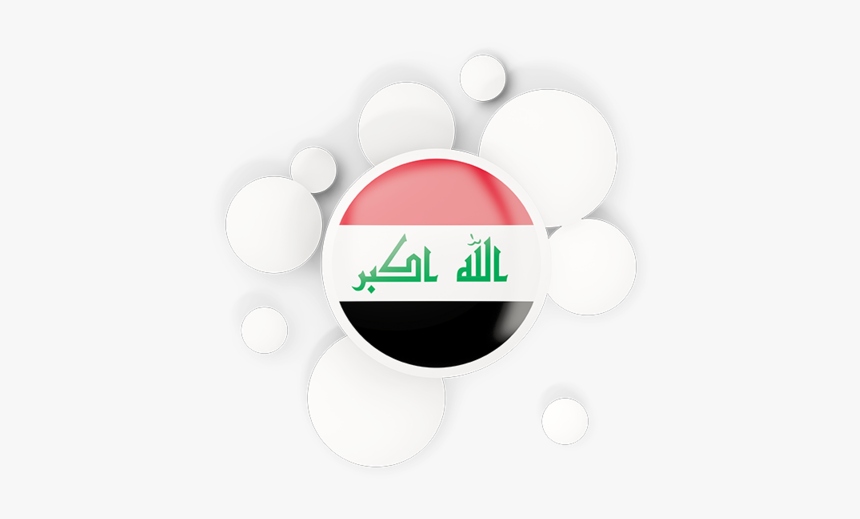 Round Flag With Circles - Symbol Flag Iran Png, Transparent Png