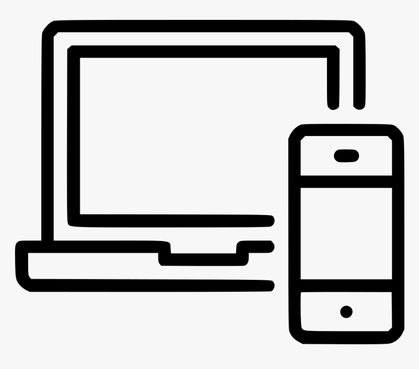 Download Iphone Clipart Svg Laptop Computer Iphone Icon Hd Png Download Transparent Png Image Pngitem