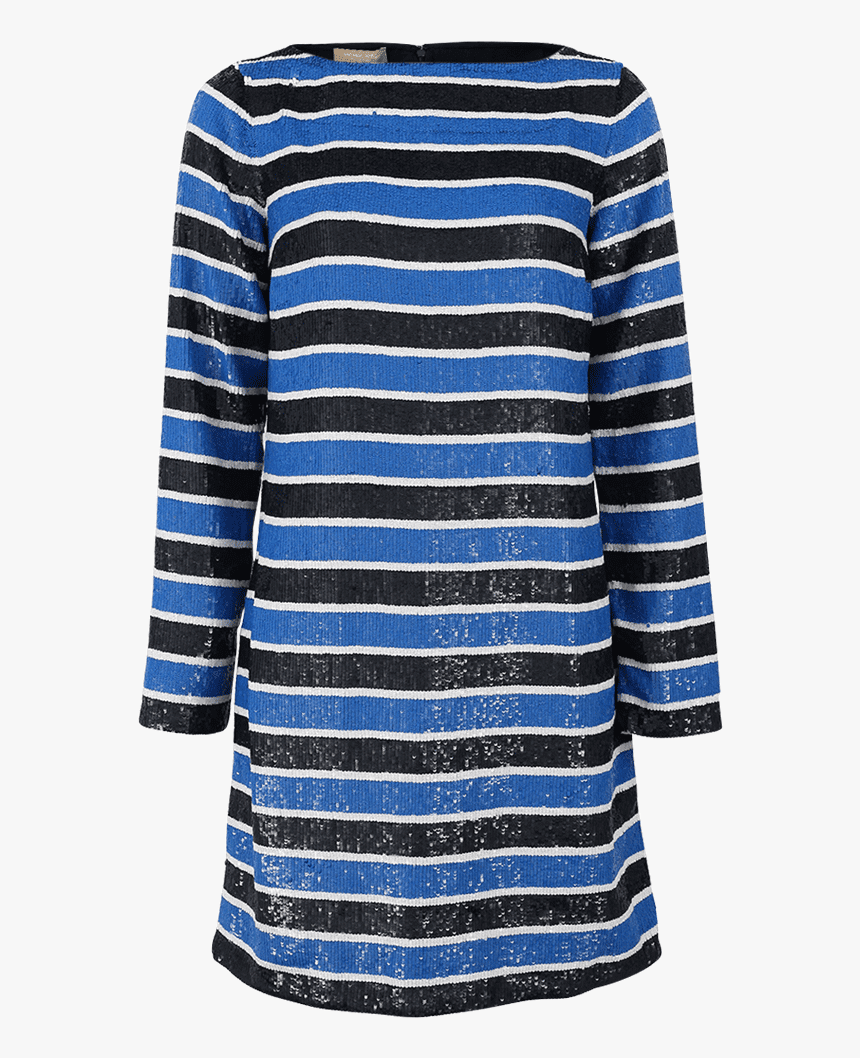 Michael Kors Stripe Sequin Dress - Shirt, HD Png Download