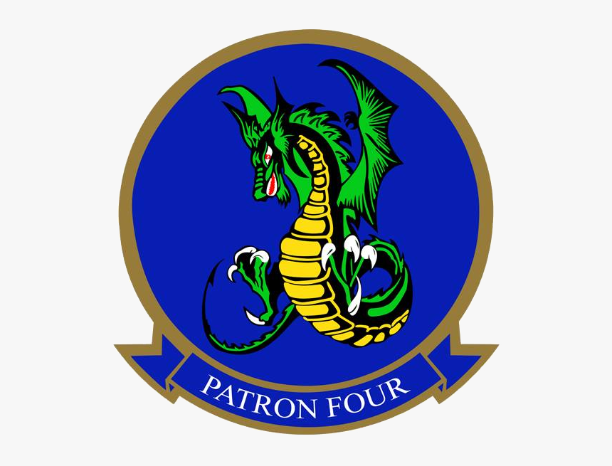Patrol Squadron 4 Insignia 2015 - Vp 4 Skinny Dragons, HD Png Download