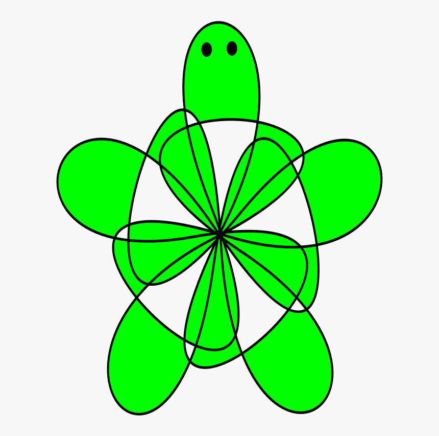 Free Green Turtle - Turtle, HD Png Download
