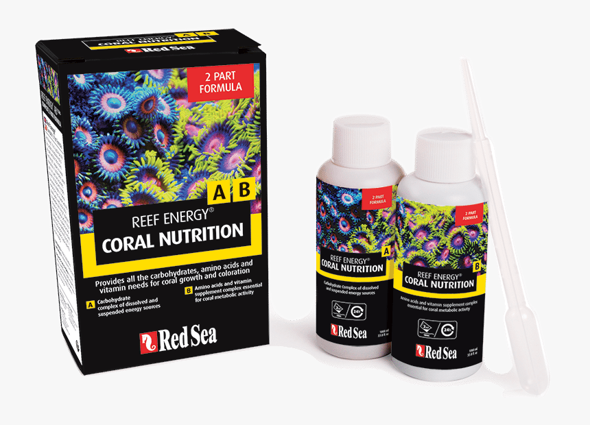 Red Sea Reef Energy A & B 2*100ml - Red Sea Reef Energy, HD Png Download