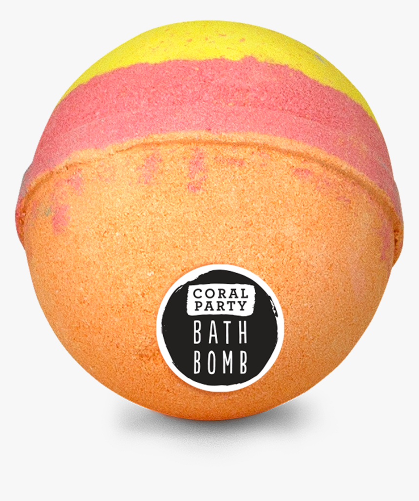 Hallu Mermaid Coral Party Bath Bomb, Sea Salt Citrus - Blood Orange, HD Png Download