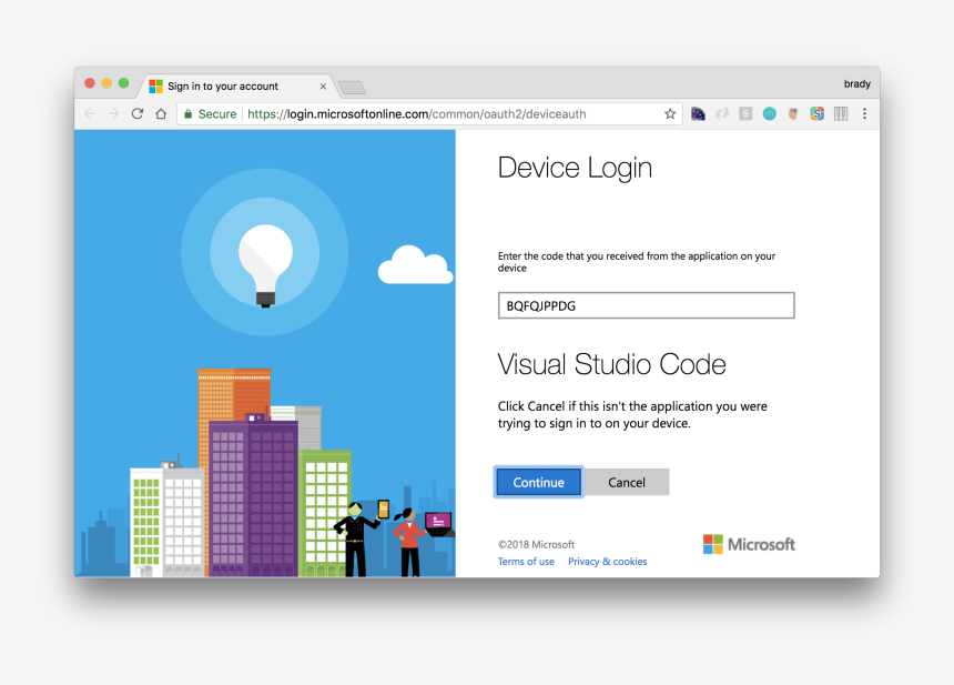 Click Continue - Ms Dynamics Login Screen, HD Png Download