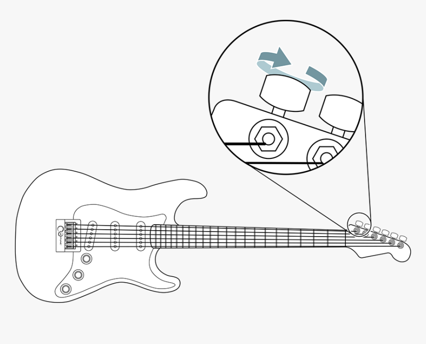 Step 1 • Get Each Saddle Into Zone 2 Using The Tuning - Fender Strat Player Series White, HD Png Download