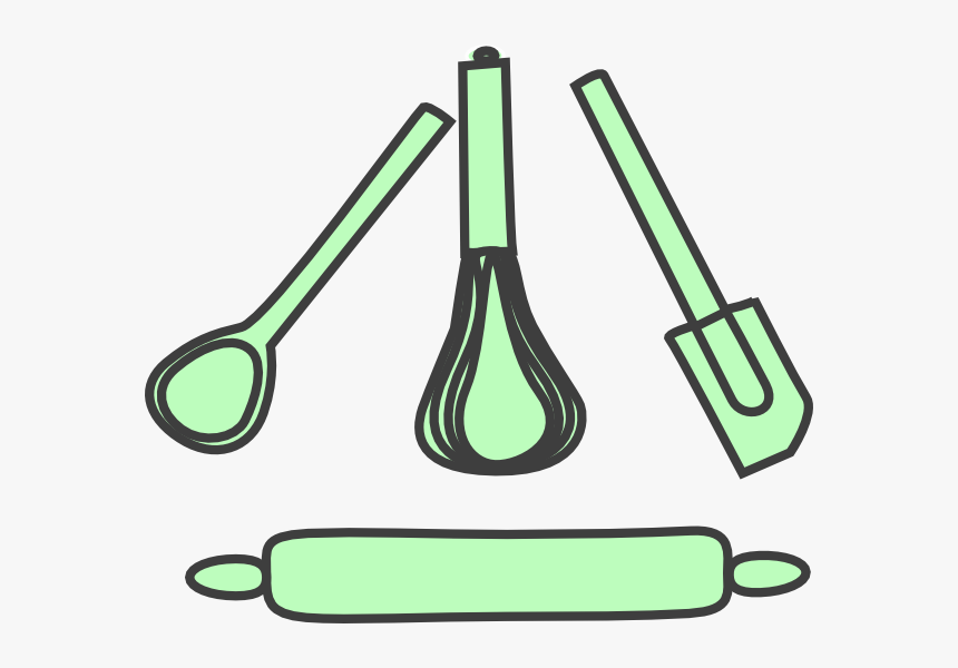 Kitchen Utensils Clipart At Getdrawings - Free Baking Utensils Clipart, HD Png Download