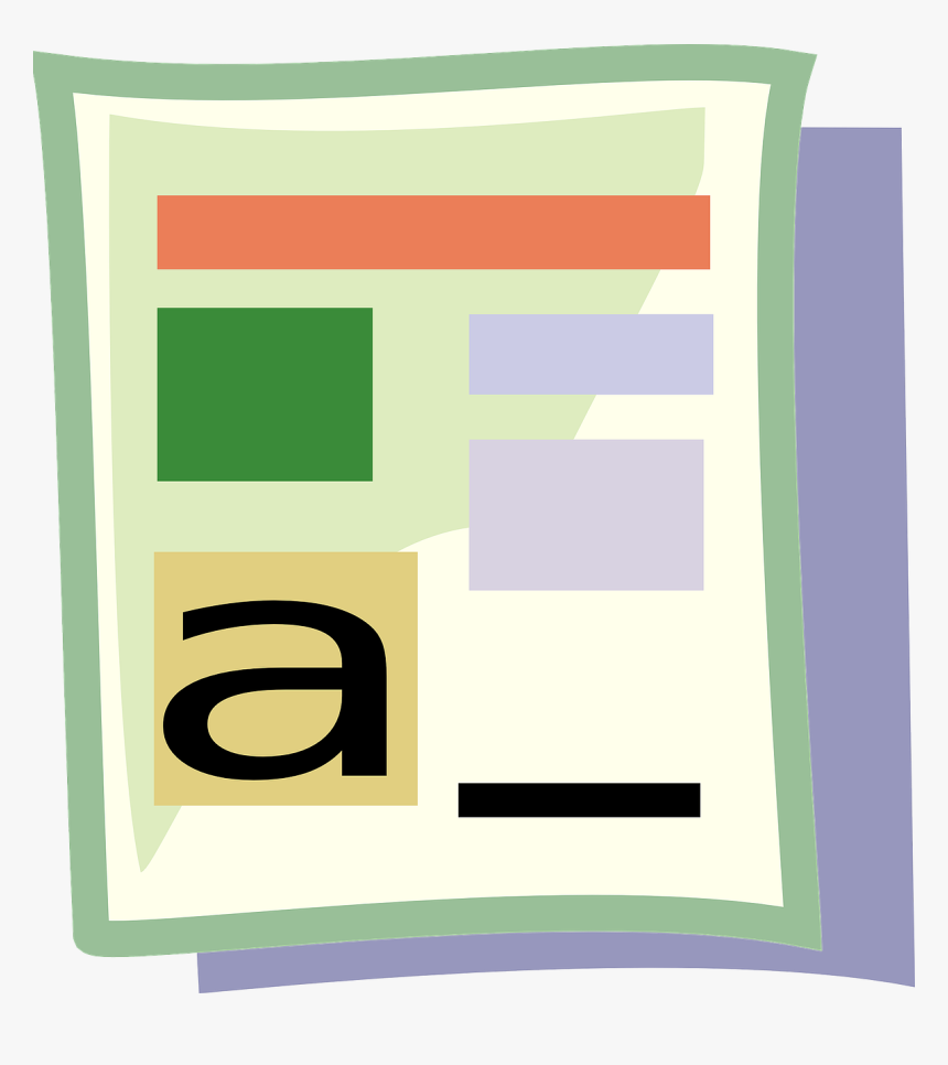 Clipart Word Processor, HD Png Download