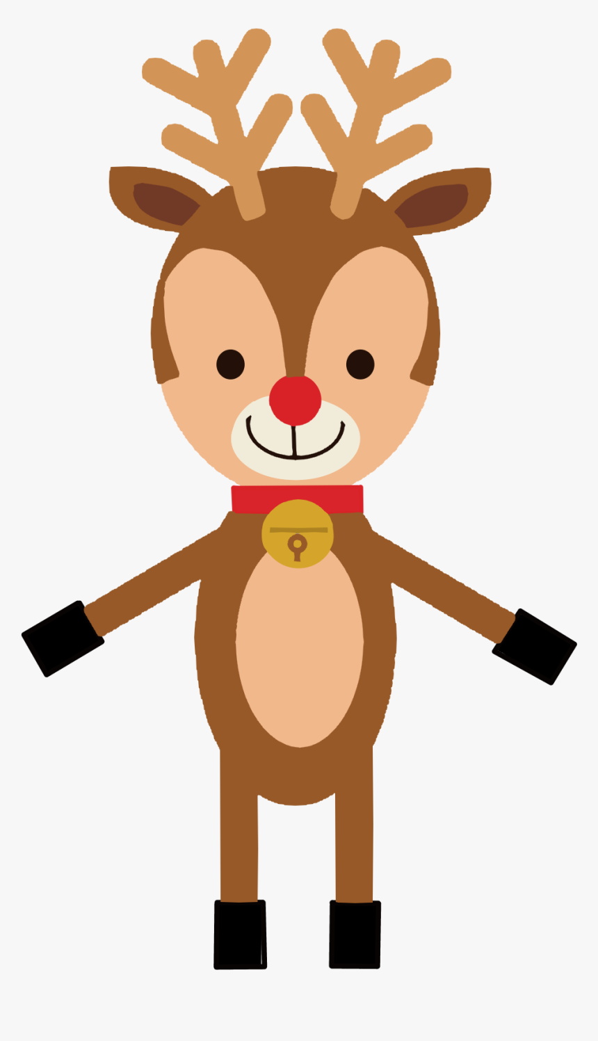 #christmas #reindeer #red #snow #swet #decoration #animal - Cartoon, HD Png Download