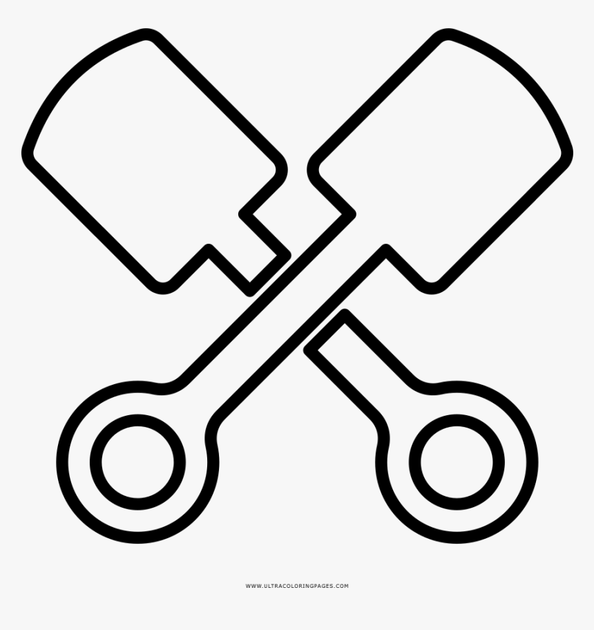 Pistons Coloring Page Line Art, HD Png Download , Transparent Png