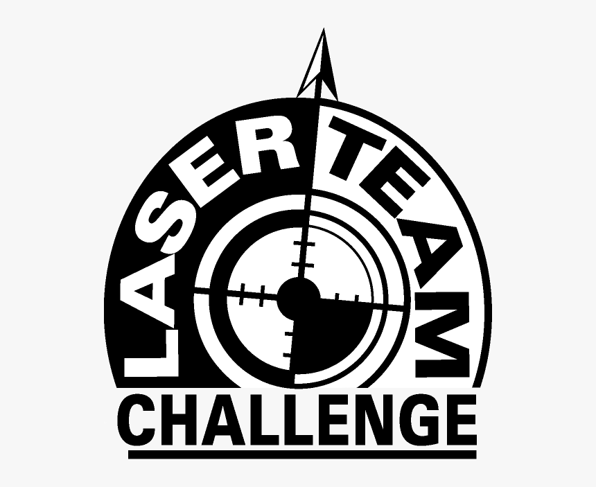 Laser Team Challenge - Laser Tag Black And White Clipart, HD Png Download