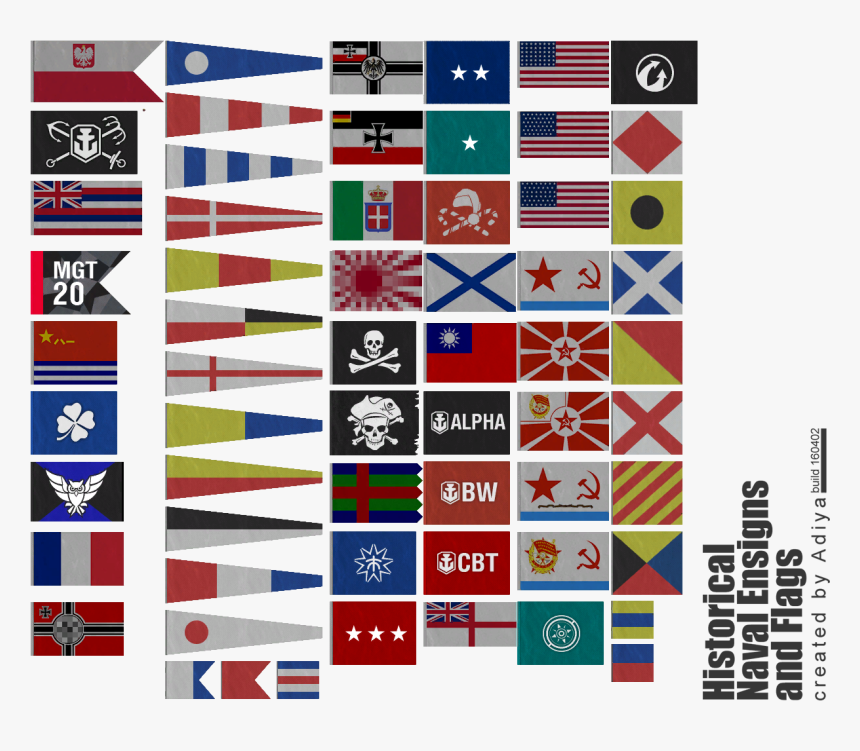 World Of Warships Special Flags, HD Png Download