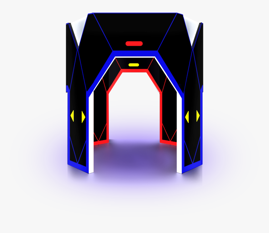 Laser Tag Arena Gates - Architecture, HD Png Download