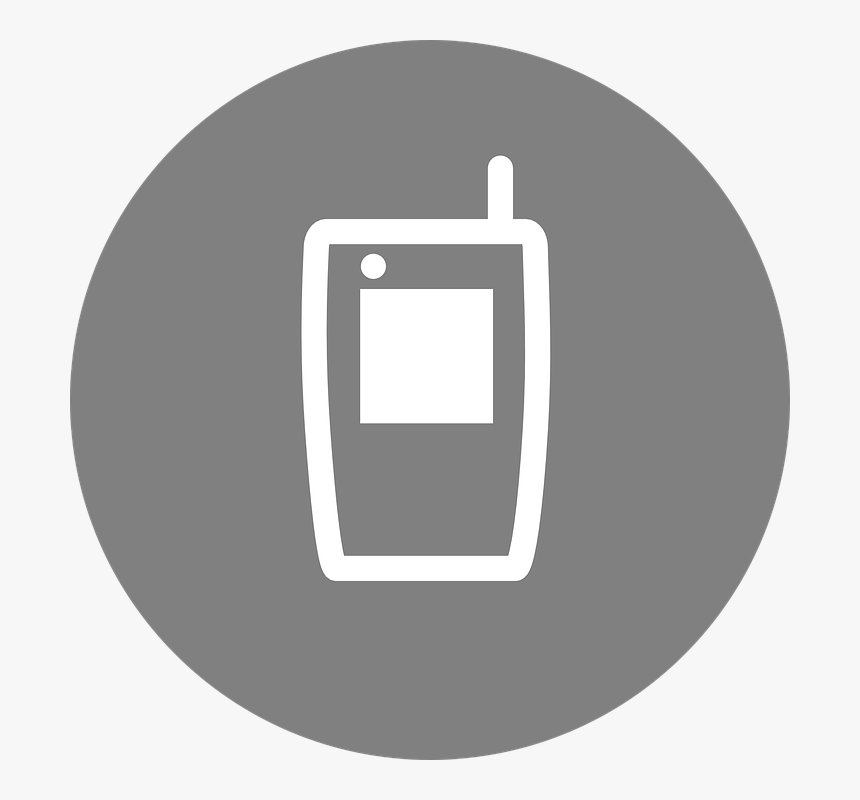 Celular, Teléfono Móvil, Teléfono Celular, Hablar - Cell Phone Clipart Blue, HD Png Download