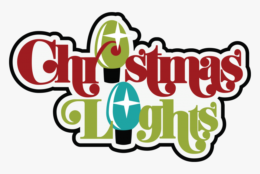 Transparent String Lights Clipart Png - Christmas Scrapbook Lights Png, Png Download