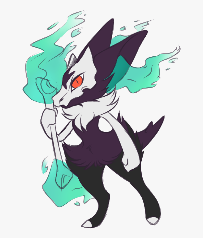 Alolan Marowak Braxien Fusion - Cartoon, HD Png Download