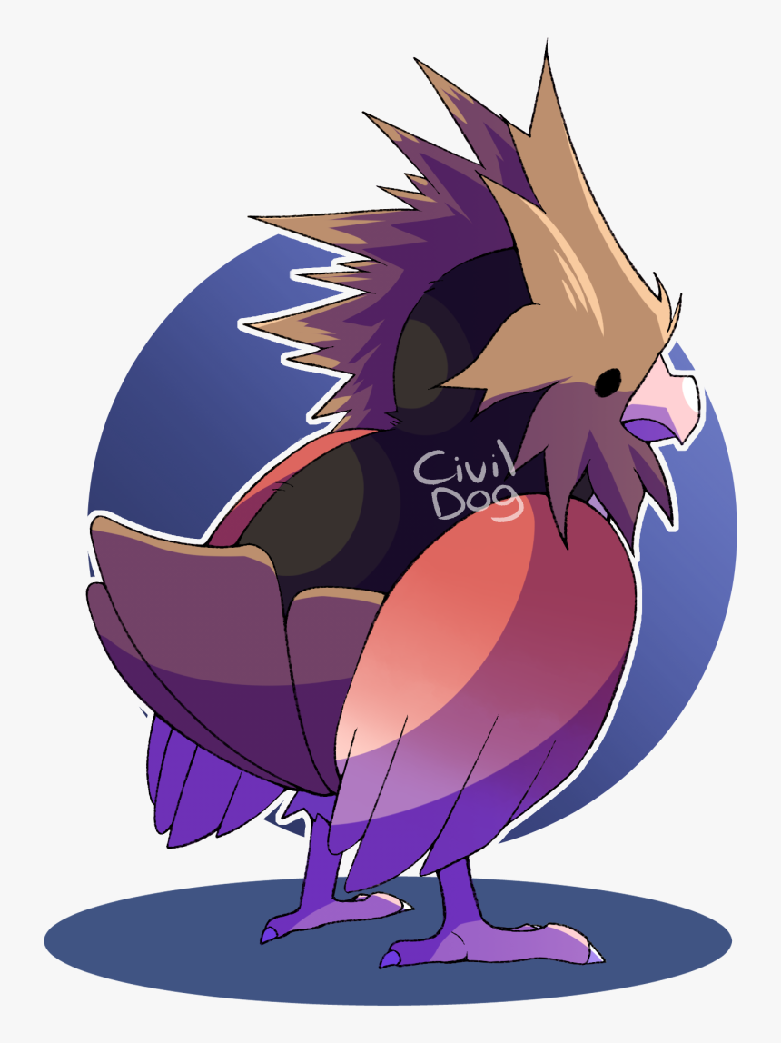 #021 Spearow - Cartoon, HD Png Download