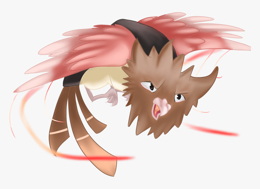 Spearow Used Aerial Ace By Thewarriorartist - Cartoon, HD Png Download