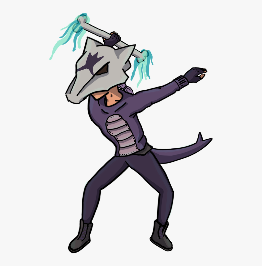 An Alolan Marowak Halloween Costume - Cartoon, HD Png Download