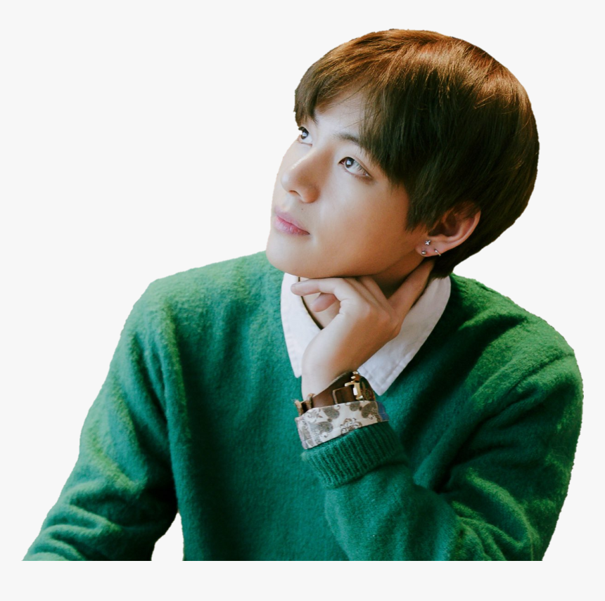 Kimtaehyung Taehyung Taetae V Btsv Bts Bangtanboys - Kim Taehyung Green, HD Png Download