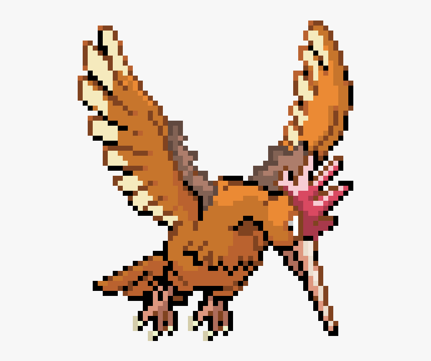 Fearow Pixel Art, HD Png Download