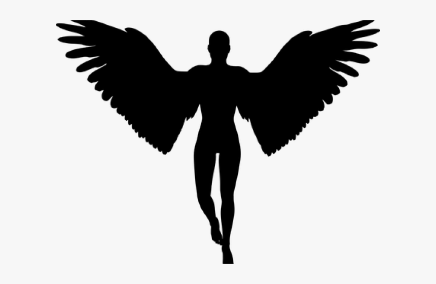 Dark Angel Png Transparent Images - Angel Silhouette Png, Png Download , Transparent Png Image - PNGitem