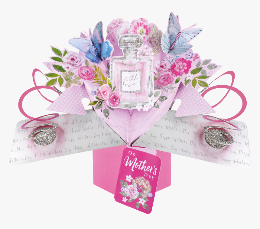 Mother S Day Perfume Bottle Pop-up Greeting Card Second - Mother's Day Pop Up Card, HD Png Download