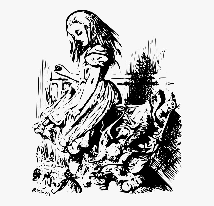 Alice In Wonderland Illustrations, HD Png Download