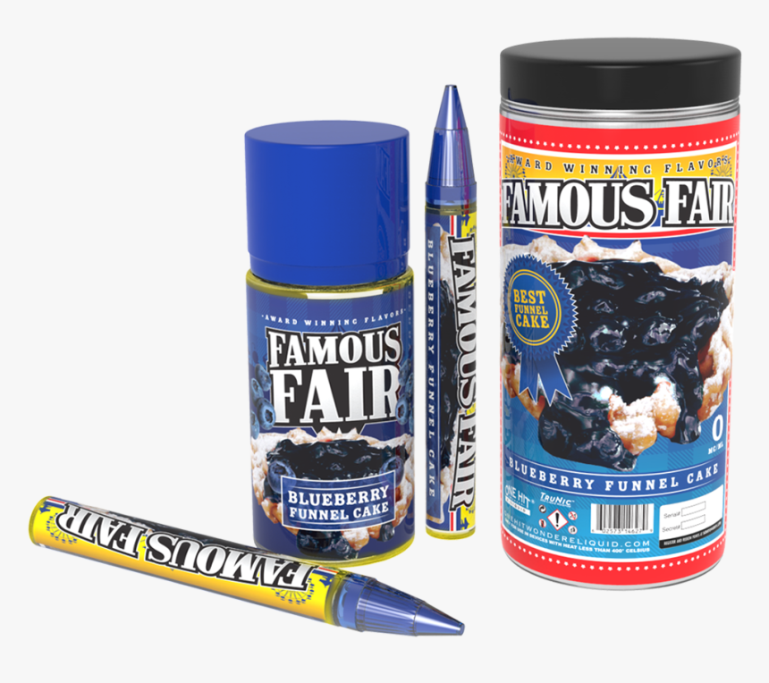 Famous Fair Blueberry Funnel Cake E-liquid - Funnel Cake, HD Png Download