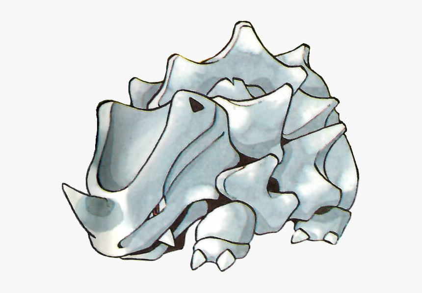 111rhyhorn Rg - Pokemon Rhyhorn, HD Png Download